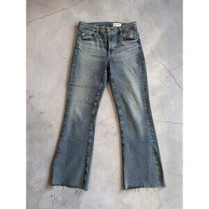ADRIANO GOLSCHMIED HIgh Rise Bootcut Crop Jeans Size 28